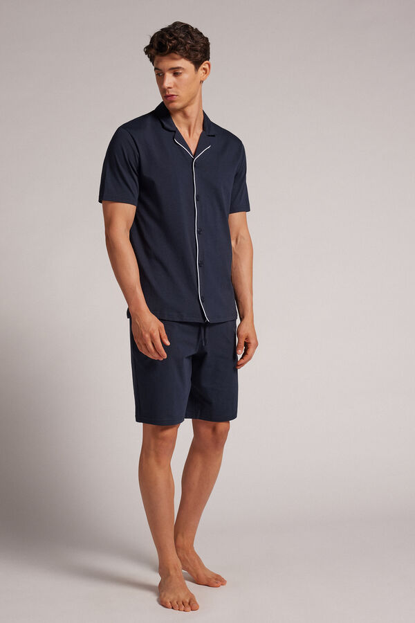 PYJAMAS SHORT OPEN SUPIMA COTTON