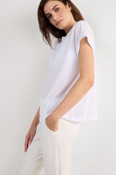 Maglia Manica Corta con Risvolto in Cotone Ultrafresh