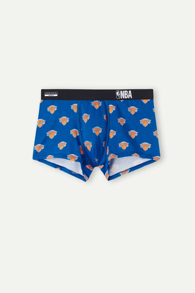Stretch Supima® Cotton Boxers with New York Knicks Logo Print