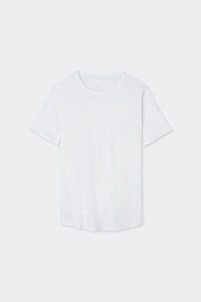 Maglia Manica Corta in Lino The Pure Linen