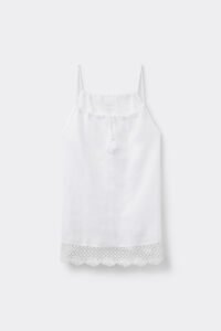 Sophisticated Allure Linen Top