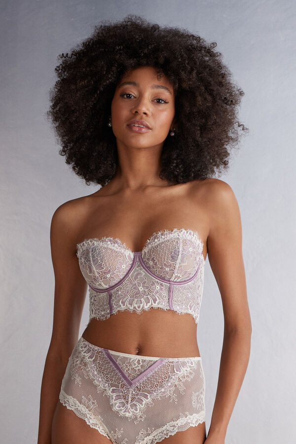 Bandeau-Bustier mit Balconette-BH Secret Garden