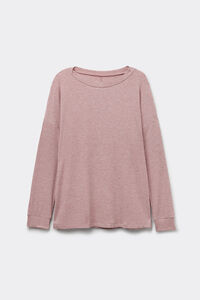 Chic Comfort Long-Sleeved Boat-Neck Modal Top