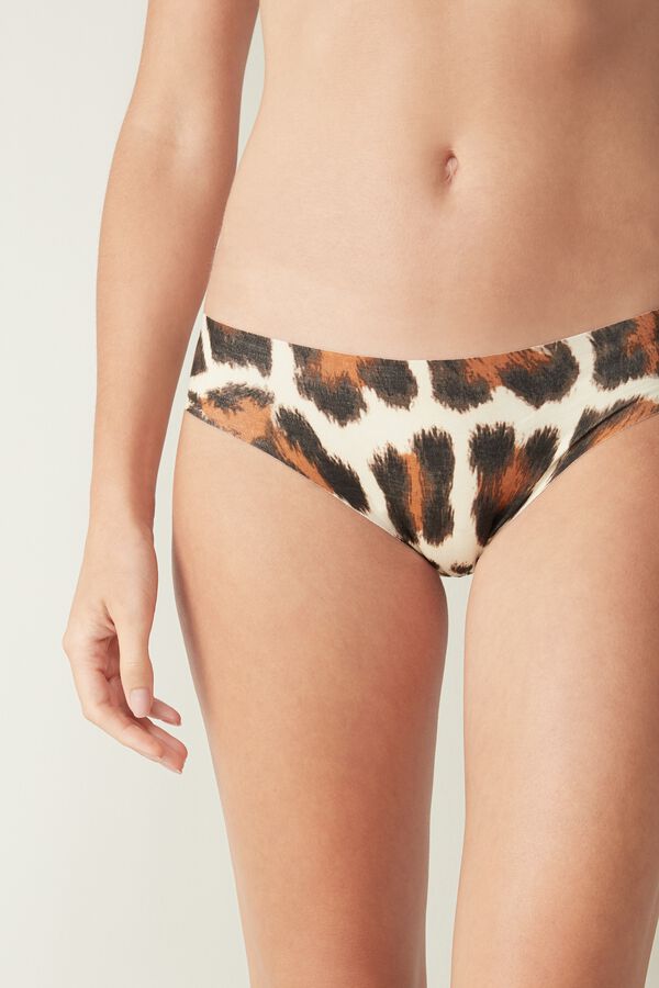 Panties in Leopard Lovers Raw Edge Cotton