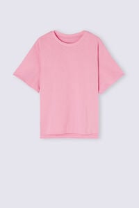 Boxy fit Short-Sleeved Cotton Top
