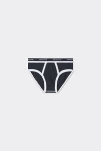 Boys’ Superior Cotton Briefs with Logo