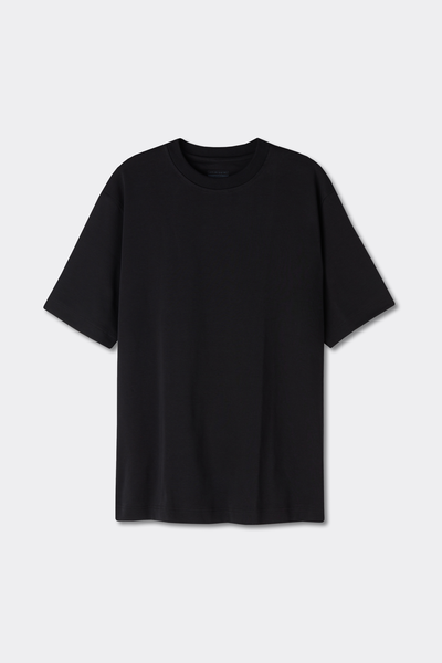 T-shirt Over in Cotone Interlock
