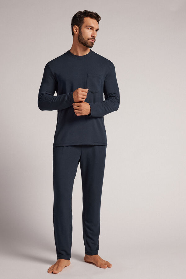 Full-Length Modal Fleece Pyjamas