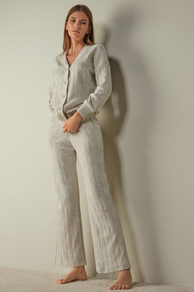 Love Knite Cable-Knite Palazzo Trousers