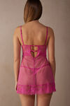 Fearless Femininity Tulle and Lace Babydoll