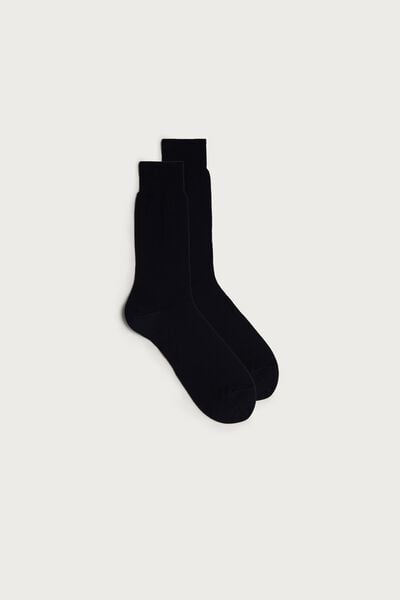 Short Sateen Cotton Lisle Socks