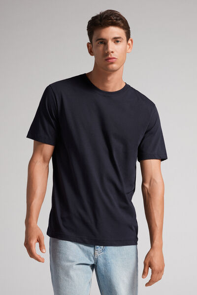 T-Shirt Regular Fit in Cotone Superior Extrafine