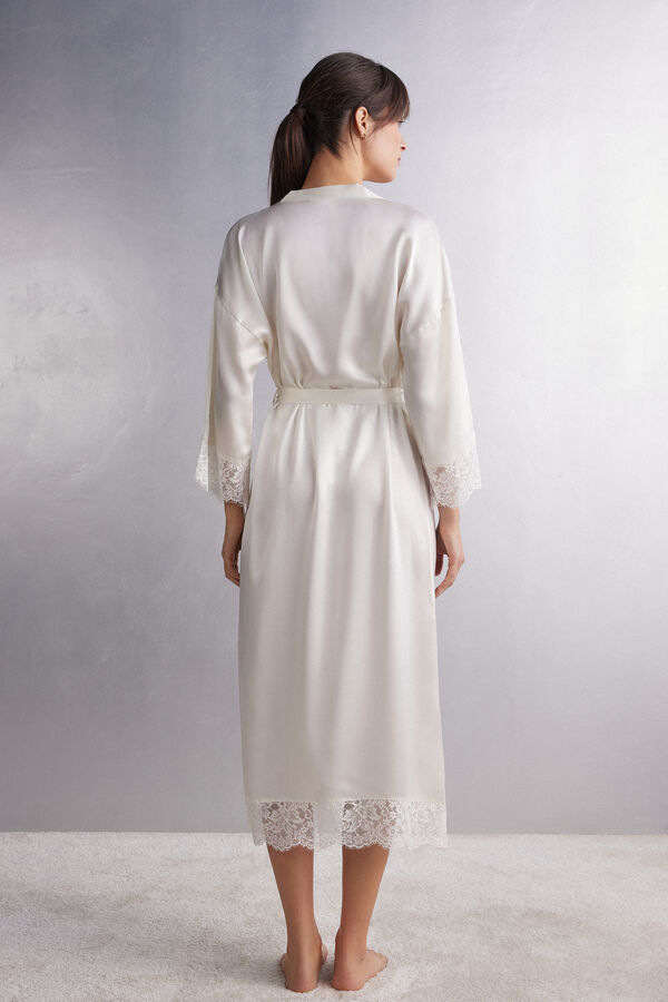 Kimono long en soie THE MOST ROMANTIC SEASON