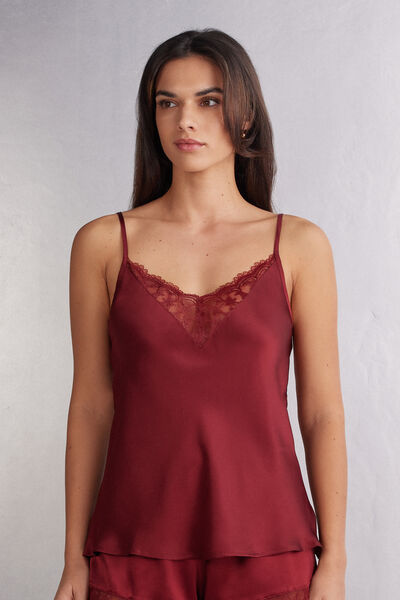 She is a Classic Silk and Lace Top