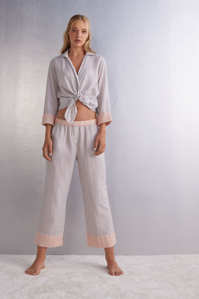 Pantalon en toile de coton NEVERENDING SUMMER