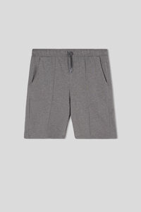 Cotton Shorts with Seam