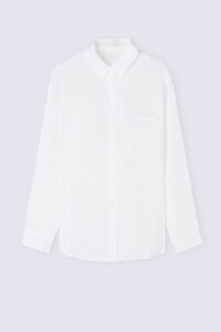 Plain-Weave Linen Shirt