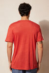 Short-Sleeved Linen T-Shirt