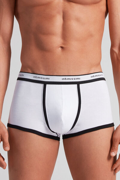 Boxer in Cotone Superior con Logo