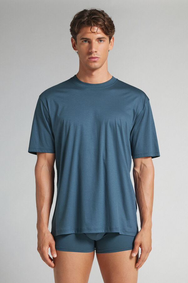 T-Shirt aus merzerisierter Baumwolle filo Premium