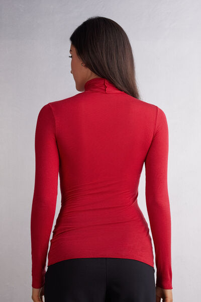 Modal Cashmere Ultralight High-Neck Top
