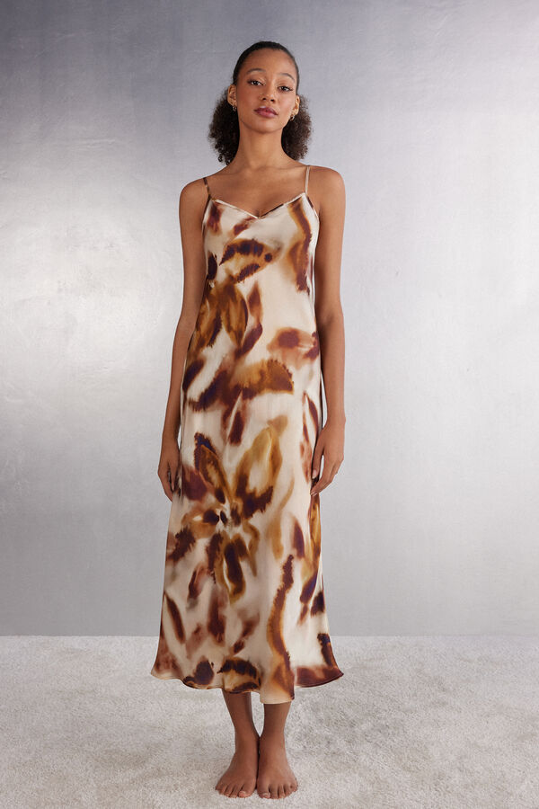 Nuisette longue en viscose SUN GOES DOWN
