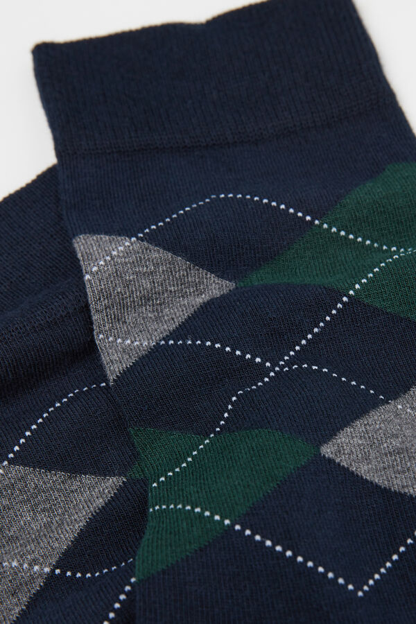 Patterned Soft Cotton Ankle Socks
