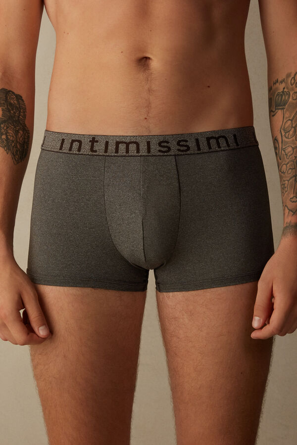 Boxershorts aus Mikrofaser mit Logo