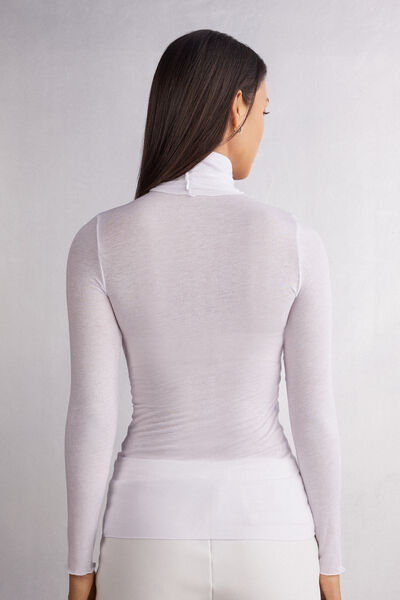 Modal Cashmere Ultralight High-Neck Top