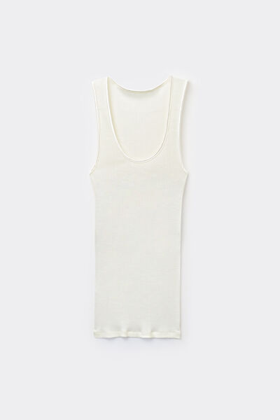 Wool and Silk Vest Top