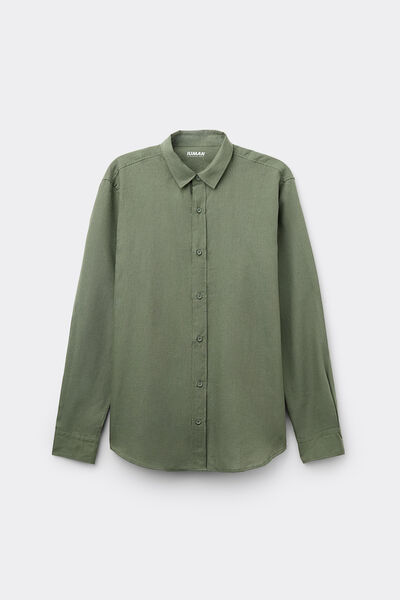 Camicia in Lino e Cotone