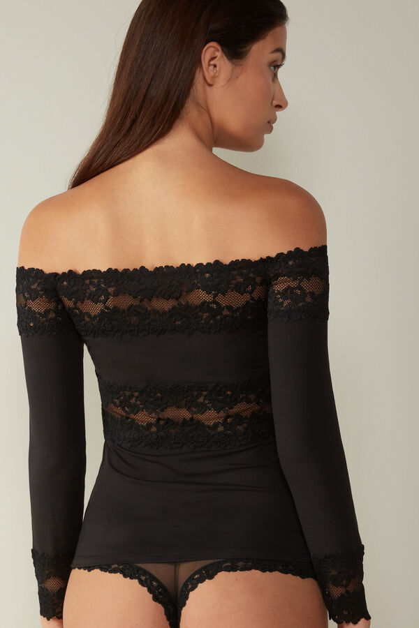 Maglia in Modal Pretty Flowers