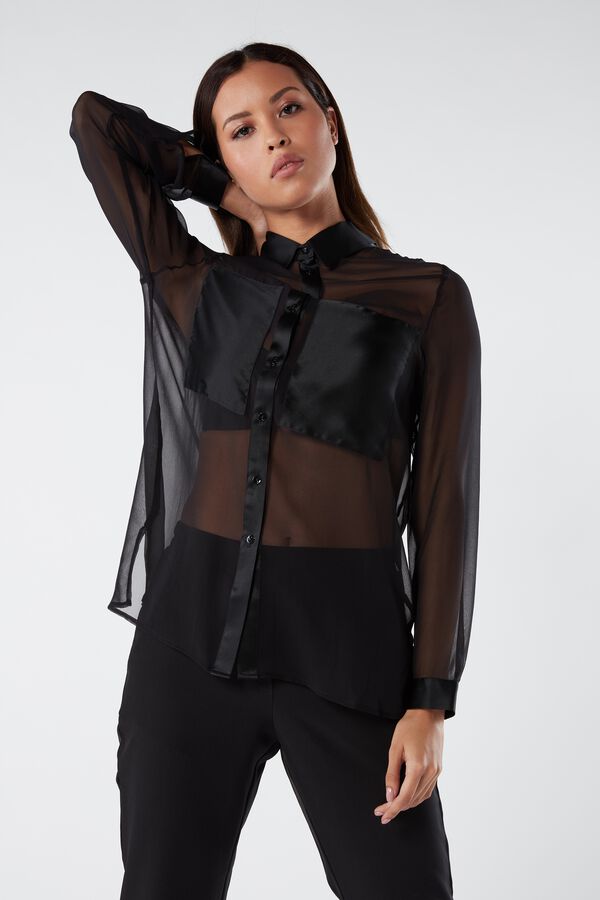 Silk Shirt With Pockets