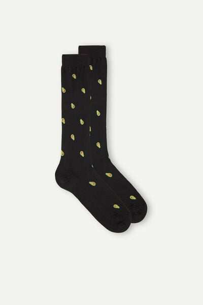 Μακριές Ανδρικές Κάλτσες από Βαμβάκι Supima® με Σχέδια