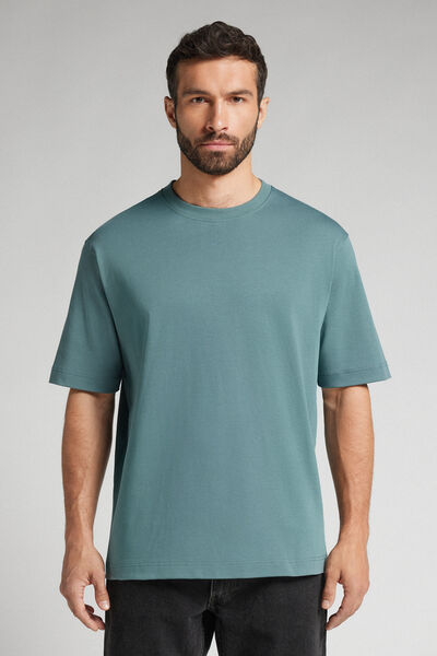 Interlock Cotton Oversize T-shirt