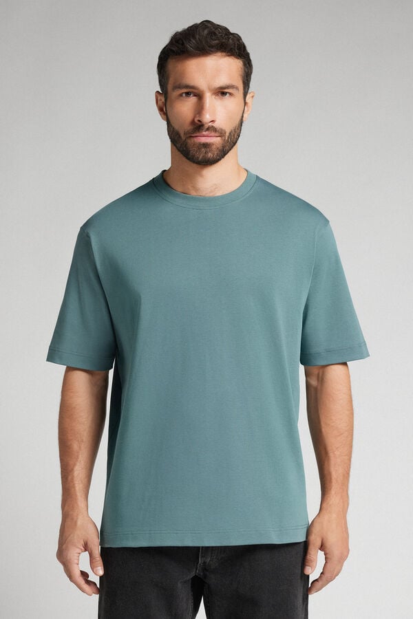 Interlock Cotton Oversize T-shirt