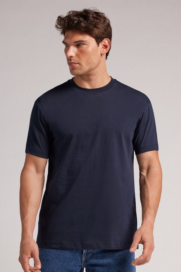 Βαμβακερό T-shirt Muscle Fit