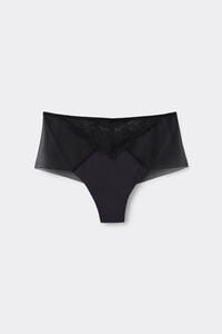 Figi Brazylijskie Culotte z Wysokim Stanem Sheer Glamour