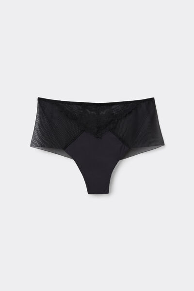 Culotte Brasiliana Vita Alta Sheer Glamour