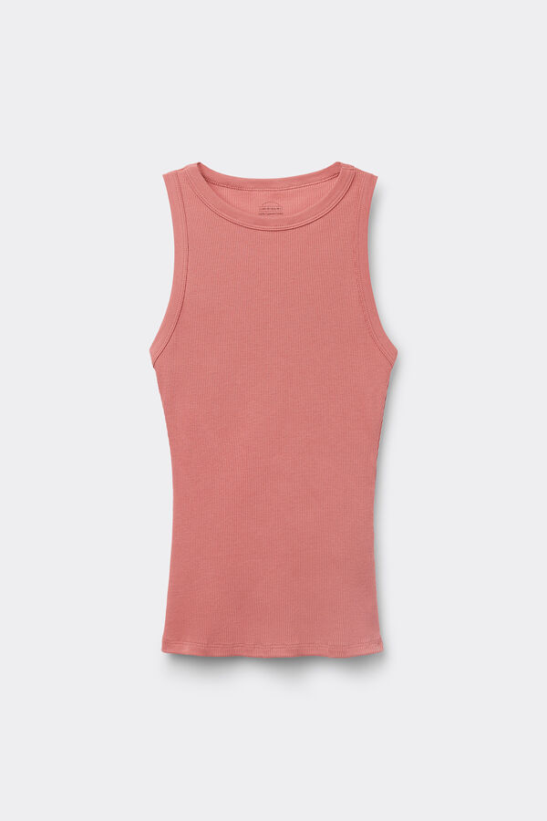 Ribbed Superior Cotton Vest Top