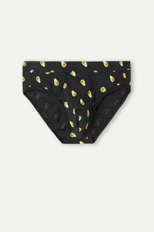 Calzoncillos con Estampado de Aguacate en Algodón Supima® | Intimissimi