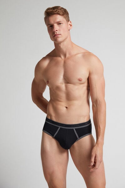 Slip homme en coton Superior à logo