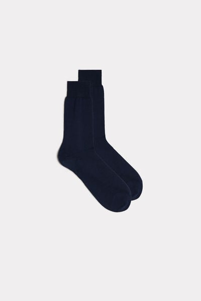 Short Sateen Cotton Lisle Socks
