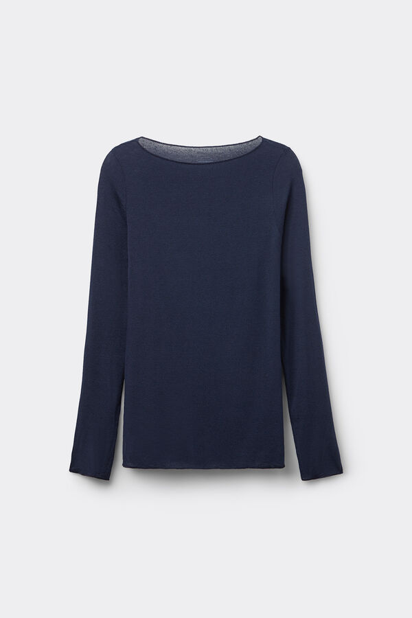 Boat Neck Modal Cashmere Ultralight Top