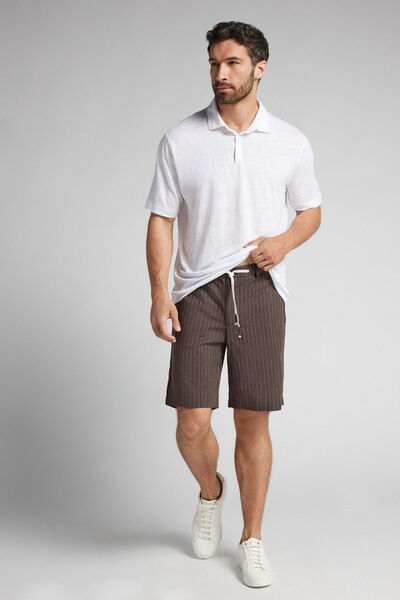 Linen and Cotton Shorts