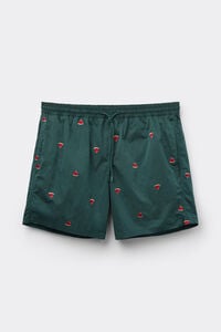 Short de bain avec broderie pastèques