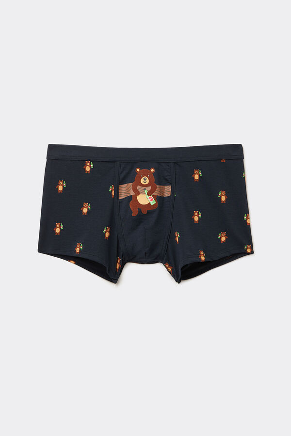 Boxeralsó Medvemintával Natural Fresh Pamutból