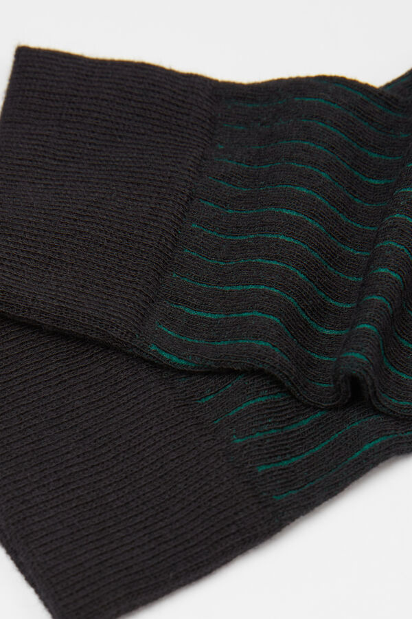 Calze Lunghe Cotone Soft a Coste