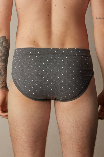 Stretch Supima® Cotton Dotted Knickers