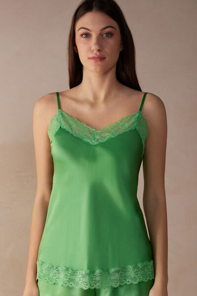 Lace and Silk Top
